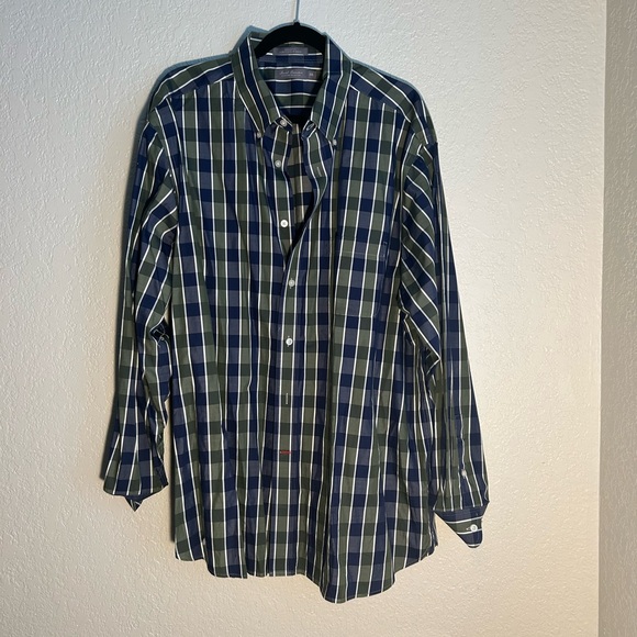 Daniel Cremieux Other - Daniel Cremieux 🌚 Men's Blue and Green Plaid Shirt